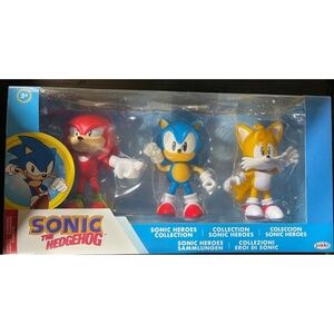 Sonic Heroes Collection Action Figure Set 3pk (Target Exclusive) Jakks Pacific